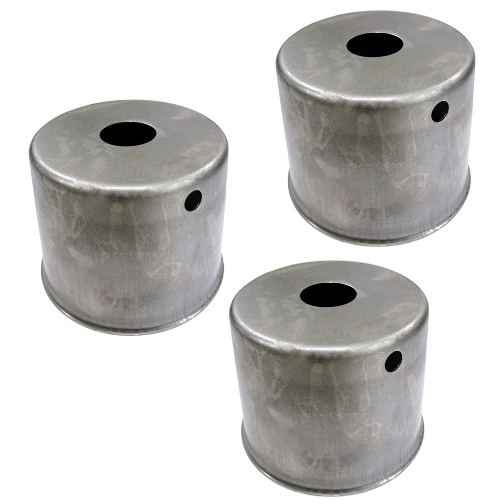 3 Pack Blade Bolt Beveled Washer & Dust Cup Cover Set Fits Kubota ZD321 ZD326S