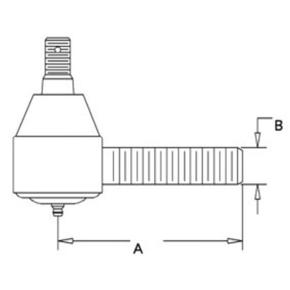 RH / LH Tie Rod End Fits Case 1390 1490 David Brown 770 880 990 996 995 1210 121