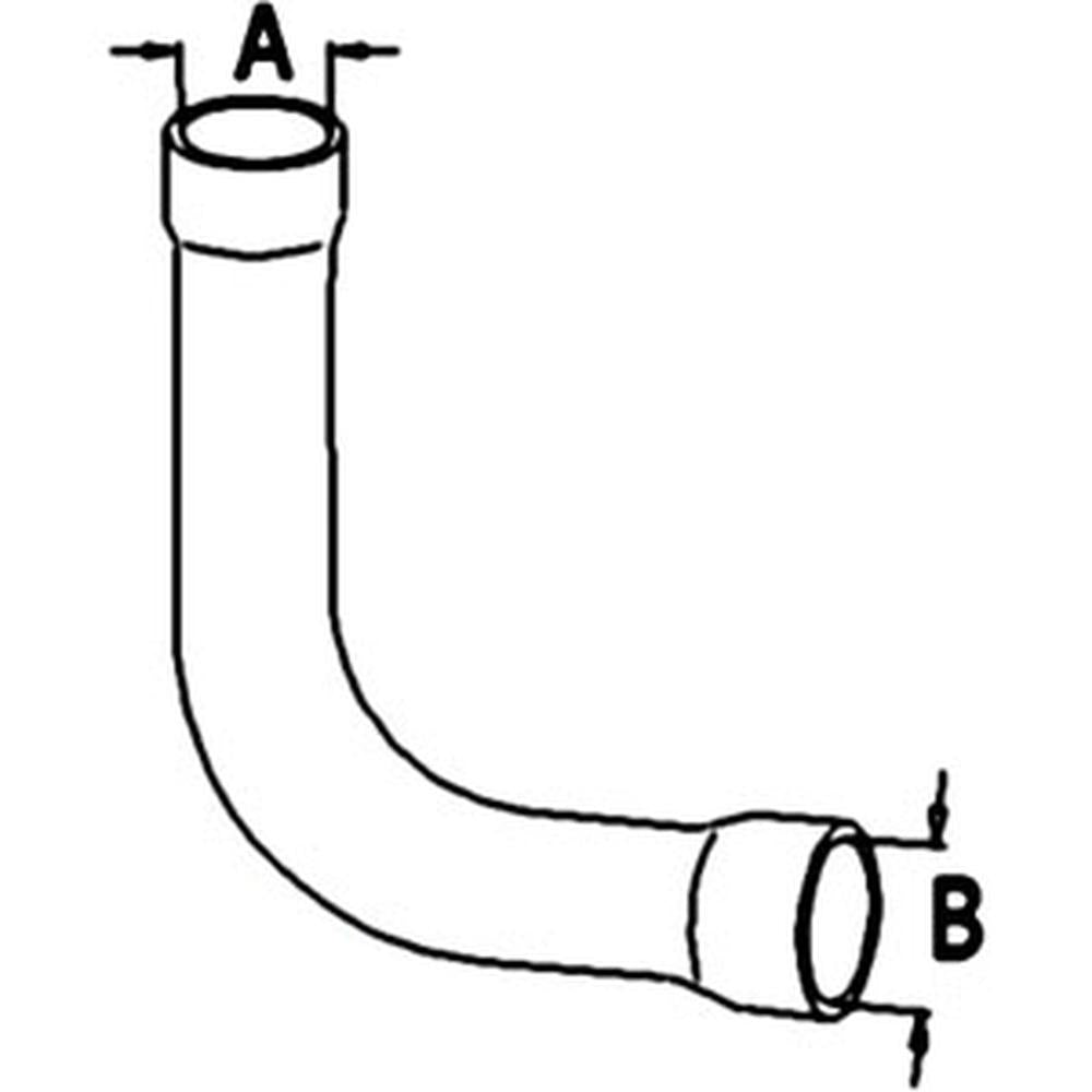K921972 Upper Radiator Hose for David Brown 1200 1210 1212 990 995 996