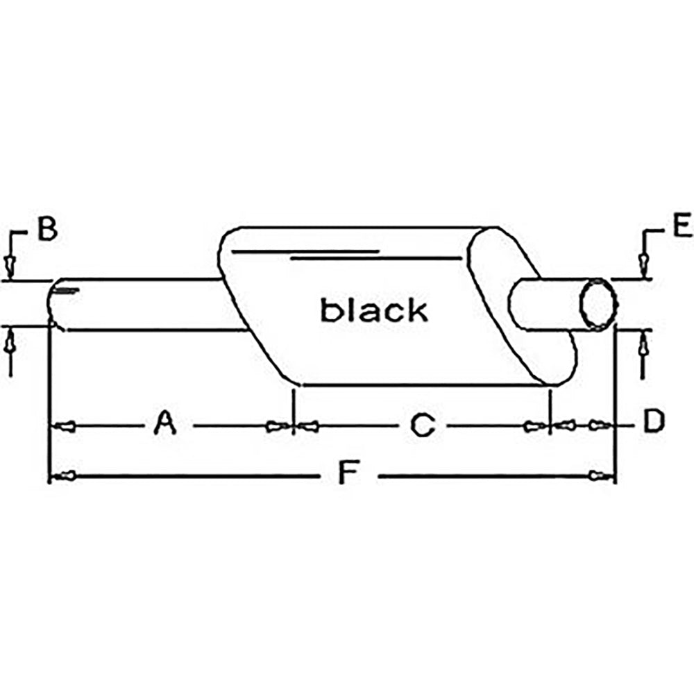 Muffler Fits Case/International Harvester Replaces 84221787