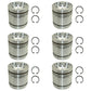 K946354 Six Pistons K206974 Fits David Brown AD6/55 Tractor Engines AD4/55T