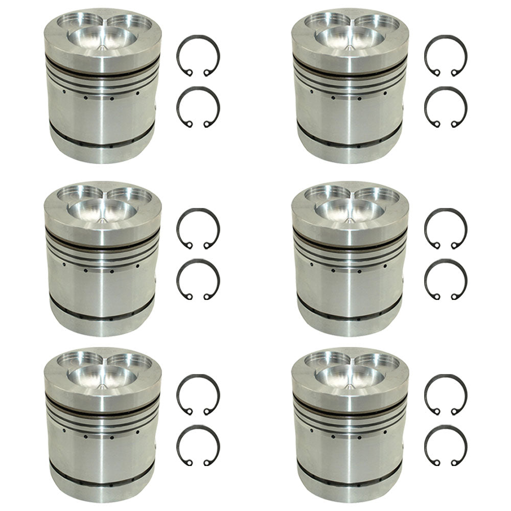 Qty 6: Piston Fits David Brown Replaces K206974