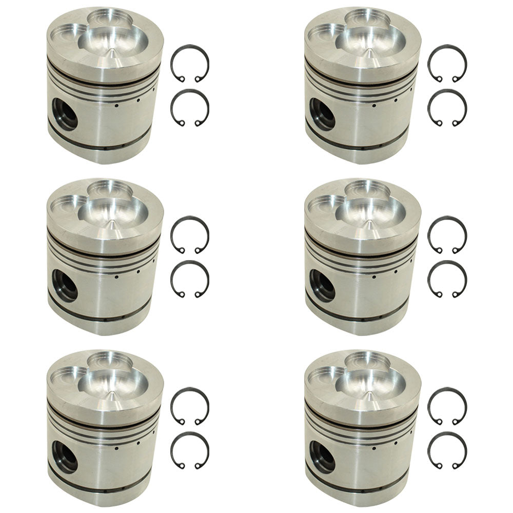 Qty 6: Piston Fits David Brown Replaces K206974