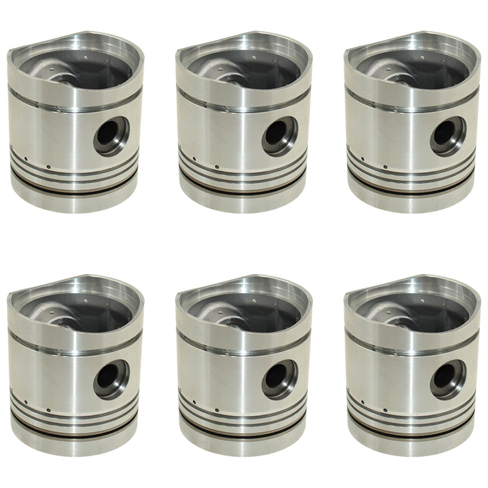 Qty 6: Piston Fits David Brown Replaces K206974