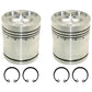 Two 4.40" Standard Pistons K261707 For David Brown Tractors 770 990