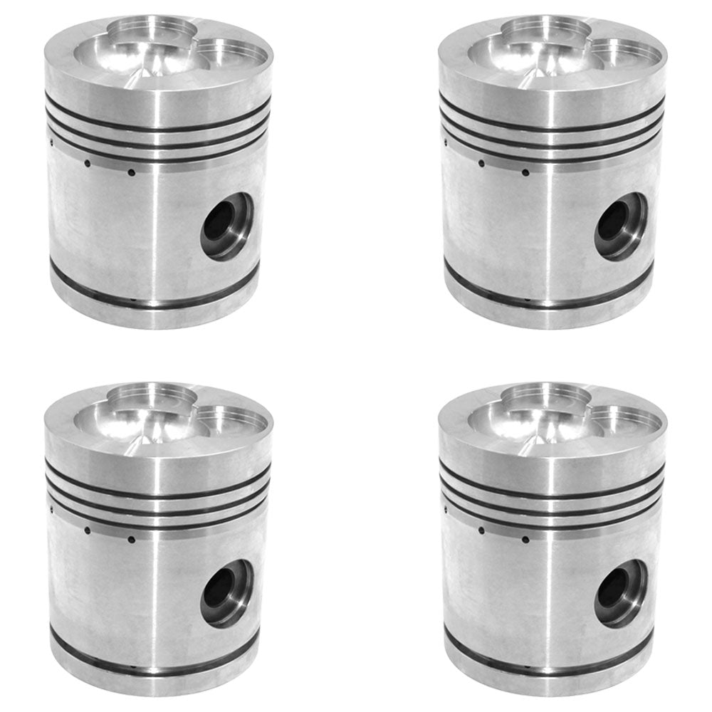 Four 4.40" Standard Pistons K261707 For David Brown Tractors 770 990