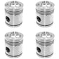 Four 4.40" Standard Pistons K261707 For David Brown Tractors 770 990