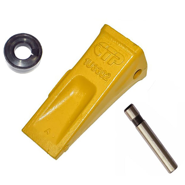 J300 Style Bucket Tooth w/ Pin & Retainer Fits Caterpillar 1U-3302