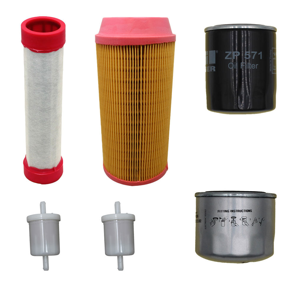 12581-43010 Filter Maintenance Kit Fits Kubota ZD326 ZD331
