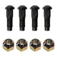 Qty 4: Wheel Bolt and Nut
 Fits Bobcat Replaces 6519169