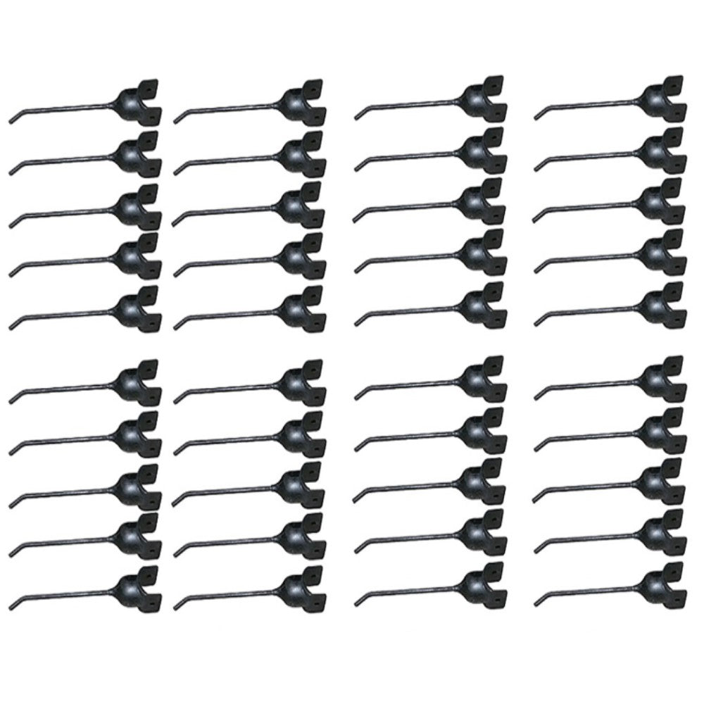 Qty 40:  Rubber Mount Rake Tooth
 Fits John Deere Replaces 96R4
