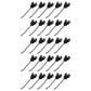 Rake Tooth Left Hand - Rubber 25 Pack Fits New Holland Fits Massey Ferguson