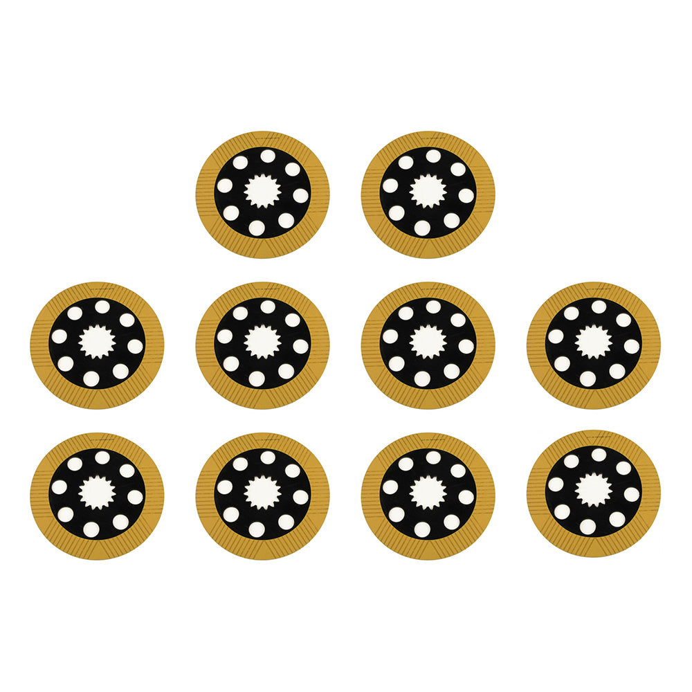 Fits JCB BRAKE FRICTION PLATE SET 10 PCS. (PART NO. 458/20353 450/10224)