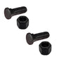 2 Plow Bolt & Nut for Blades Cutting Edge 5/8-11x2 1/4 Grade 8 Dome Head