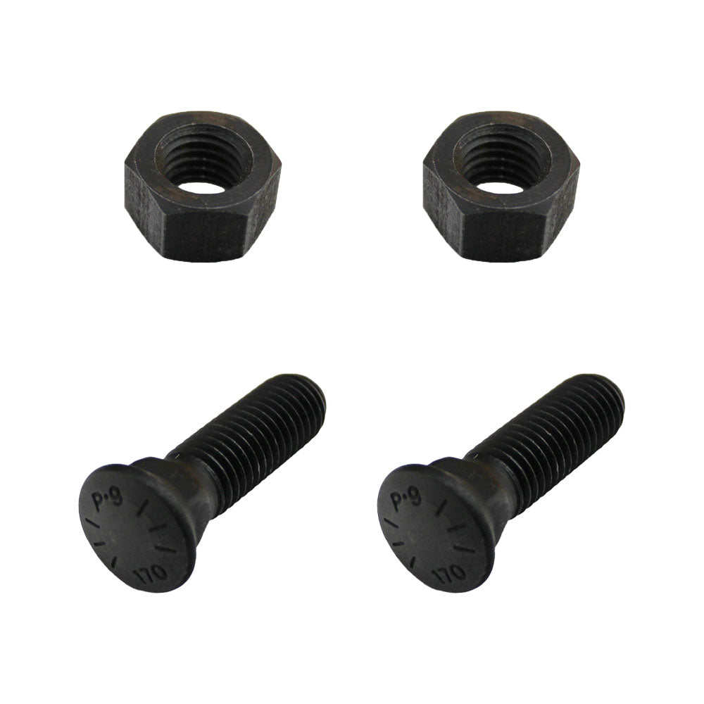 (10) Plow Bolt & Nut for Blades Cutting Edges 5/8-11x2 1/4 Grade 8 PM06705