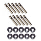 10 Bucket Tooth Pin 9J-2308 & 10 Retainer 8E-6259 Fits CAT J300 Teeth & Adapters