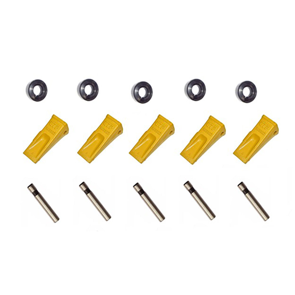 Pins, Teeth and Retainer Set
 Fits Caterpillar Replaces 1073308