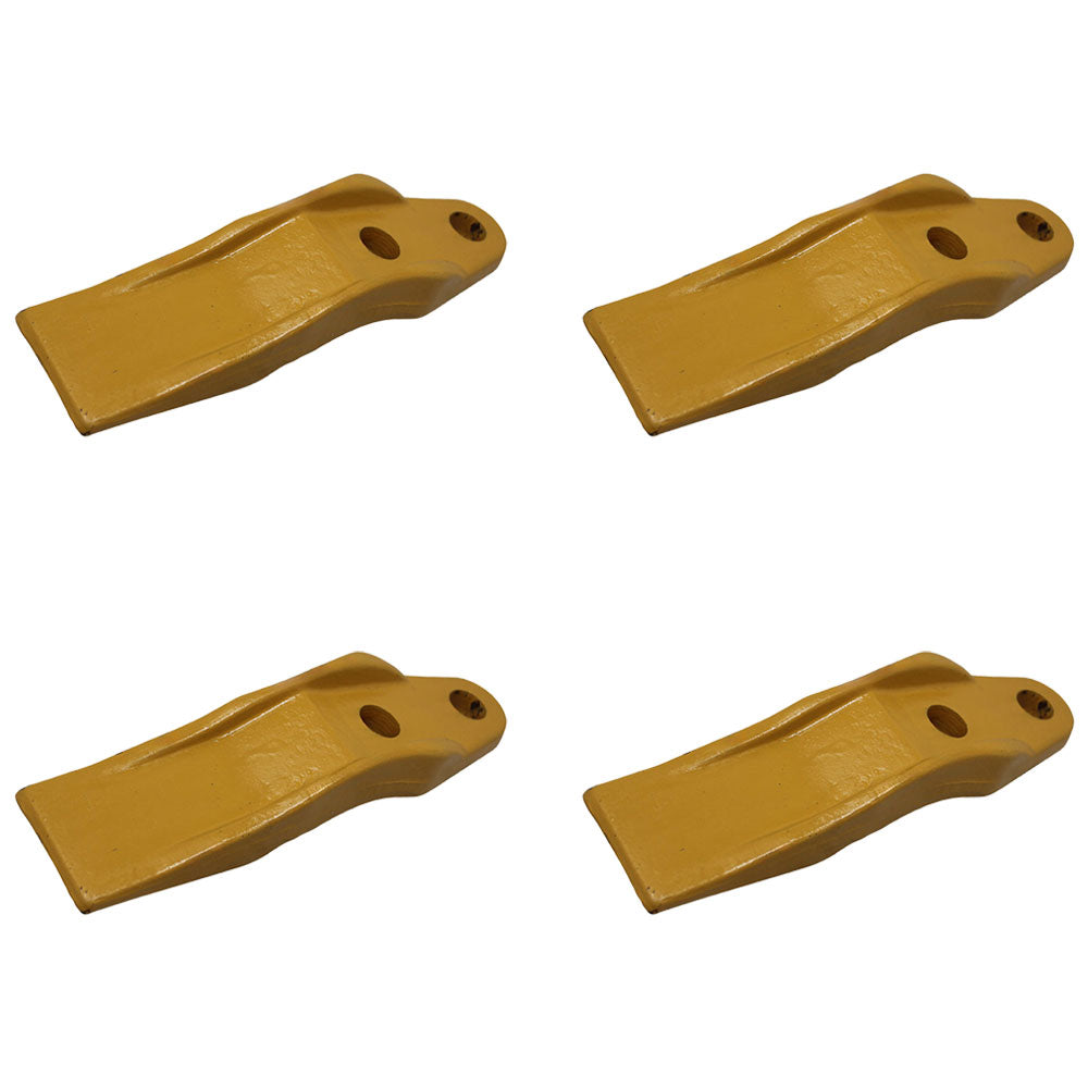 Qty 4: Skid Steer Unitooth	w/ Hardware
 Fits Caterpillar Replaces 132-4720