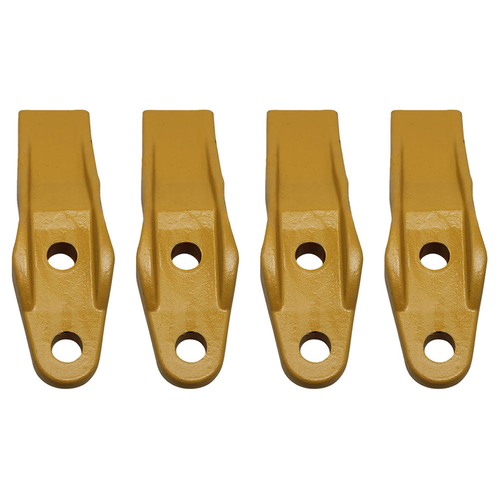 Qty 4: Skid Steer Unitooth	w/ Hardware
 Fits Caterpillar Replaces 132-4720