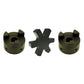 L095 Series L Jaw Coupling Set with Rubber Insert 1.125" x 1.125" Fits Lovejoy