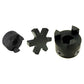 New L-095 Series L-Jaw Coupling Pair with NBR Spider Insert 1/2" to 1" Bore