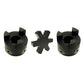 L095 ( 1/2" to 3/4" ) L-Jaw Coupling Set & Rubber Spider Coupler LO95