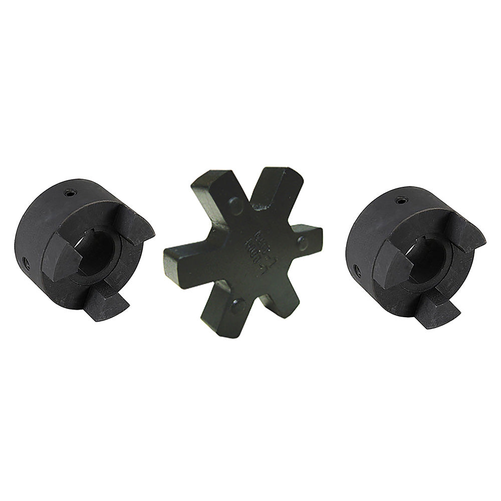L095 ( 1" to 1" ) L-Jaw Coupling Set & Rubber Spider Coupler LO95 L095-F L095NBR