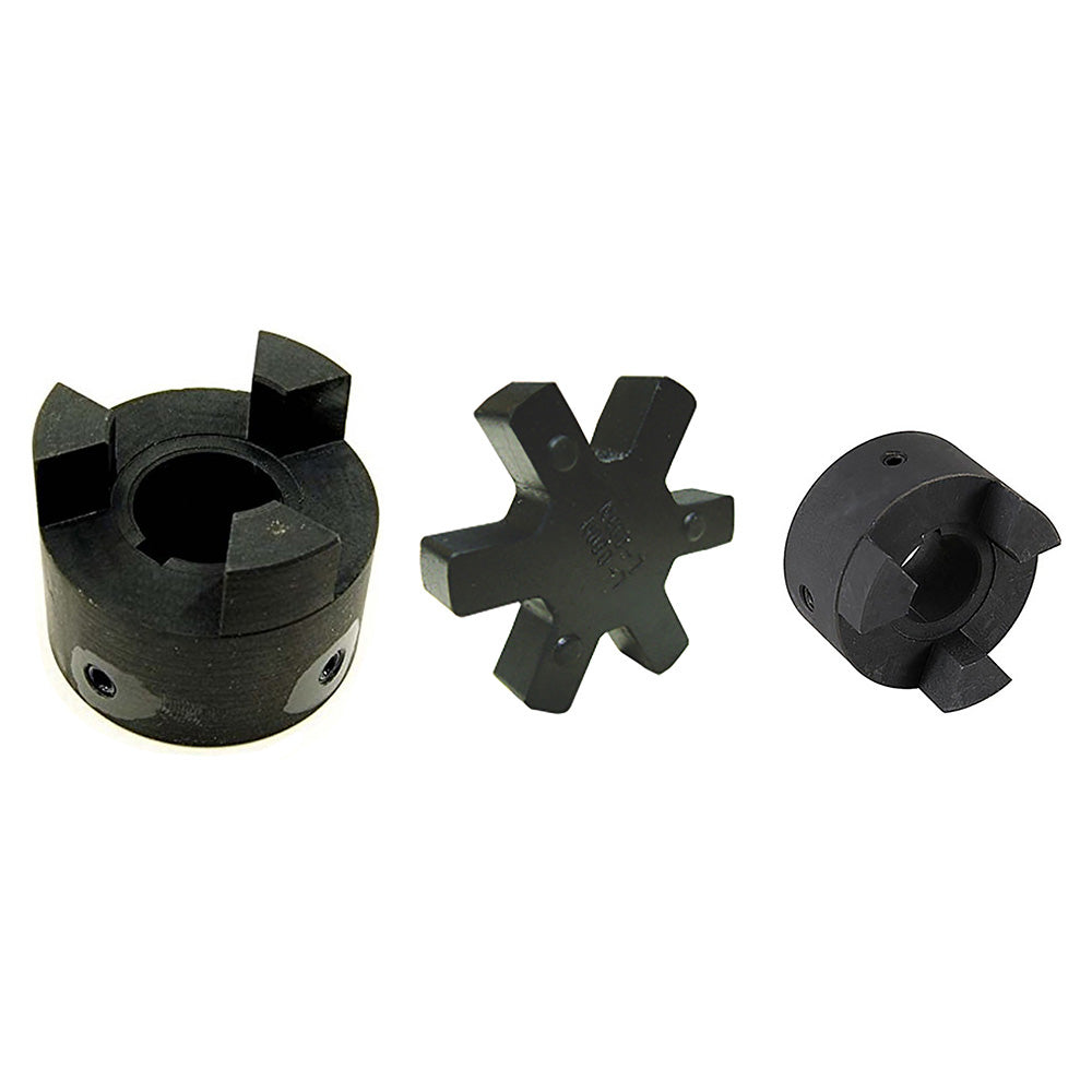 L-095 3/4 X 1 Flexible 3-Piece L-Jaw Coupling Set & Buna-N NBR Rubber Spider