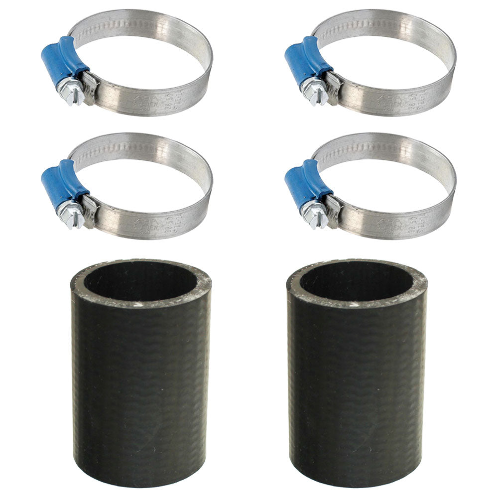 (2) Air Cleaner Hoses with (4) Hose Clamps  Fits Massey Harris Replaces 21327A