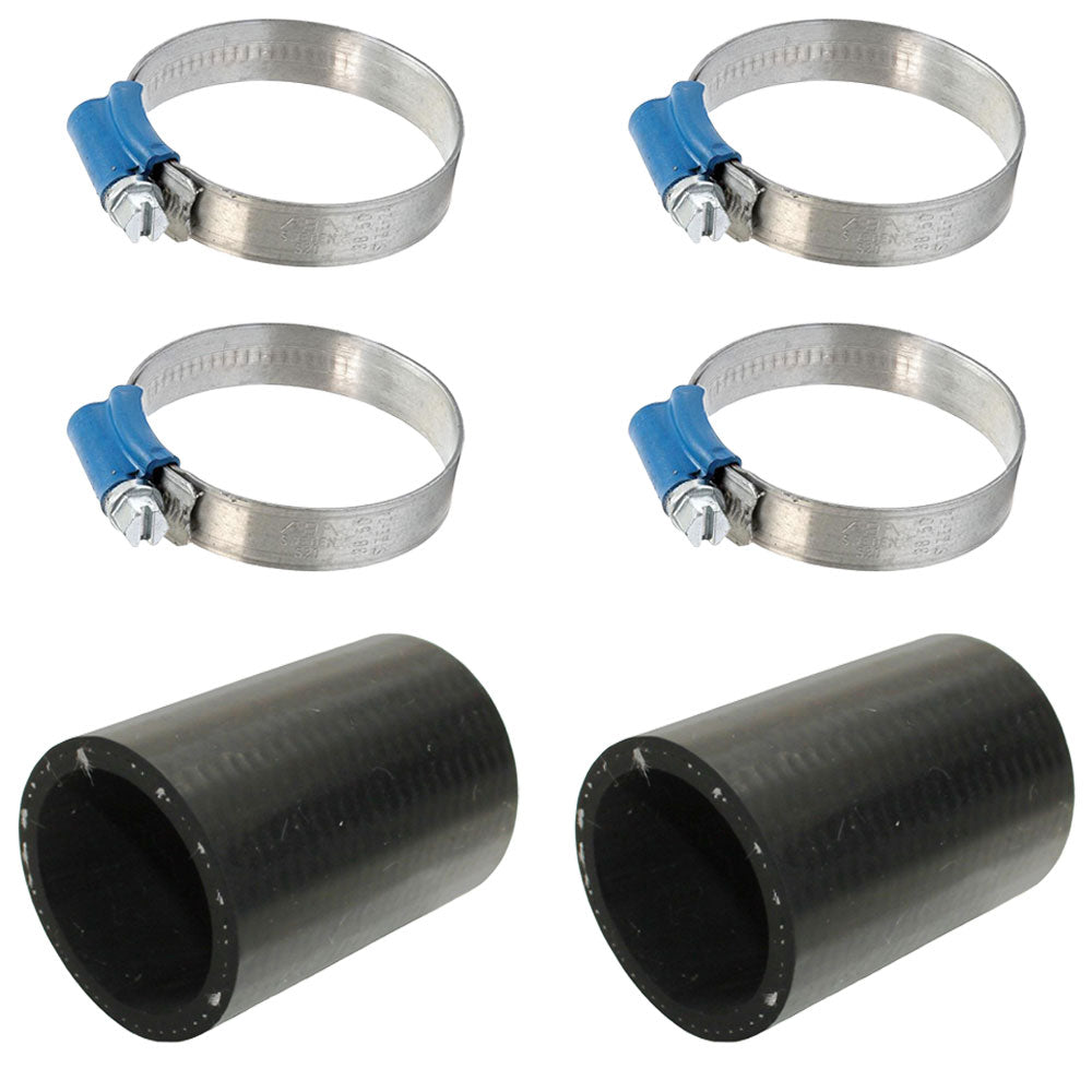(2) Air Cleaner Hoses with (4) Hose Clamps  Fits Massey Harris Replaces 21327A