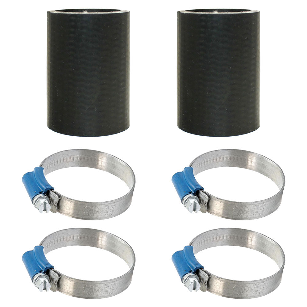 (2) Air Cleaner Hoses with (4) Hose Clamps  Fits Ford/New Holland