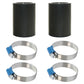 (2) Air Cleaner Hoses with (4) Hose Clamps  Fits Massey Ferguson