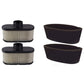 Qty 2: Air Filter & Pre-Filter Kit  Fits Kawasaki Replaces 11013-0726