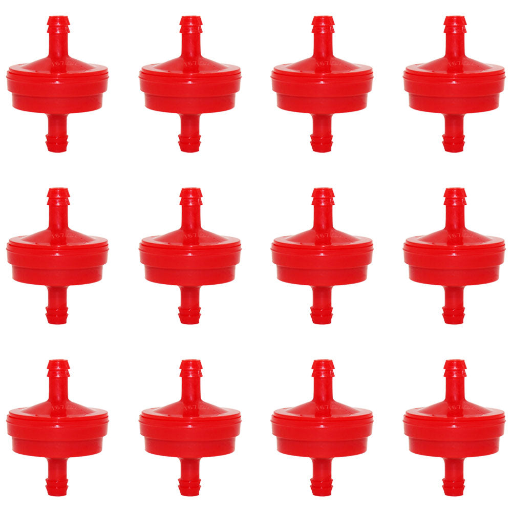 Qty 12: Inline Fuel Filters  Fits Cub Cadet Replaces 751-3013