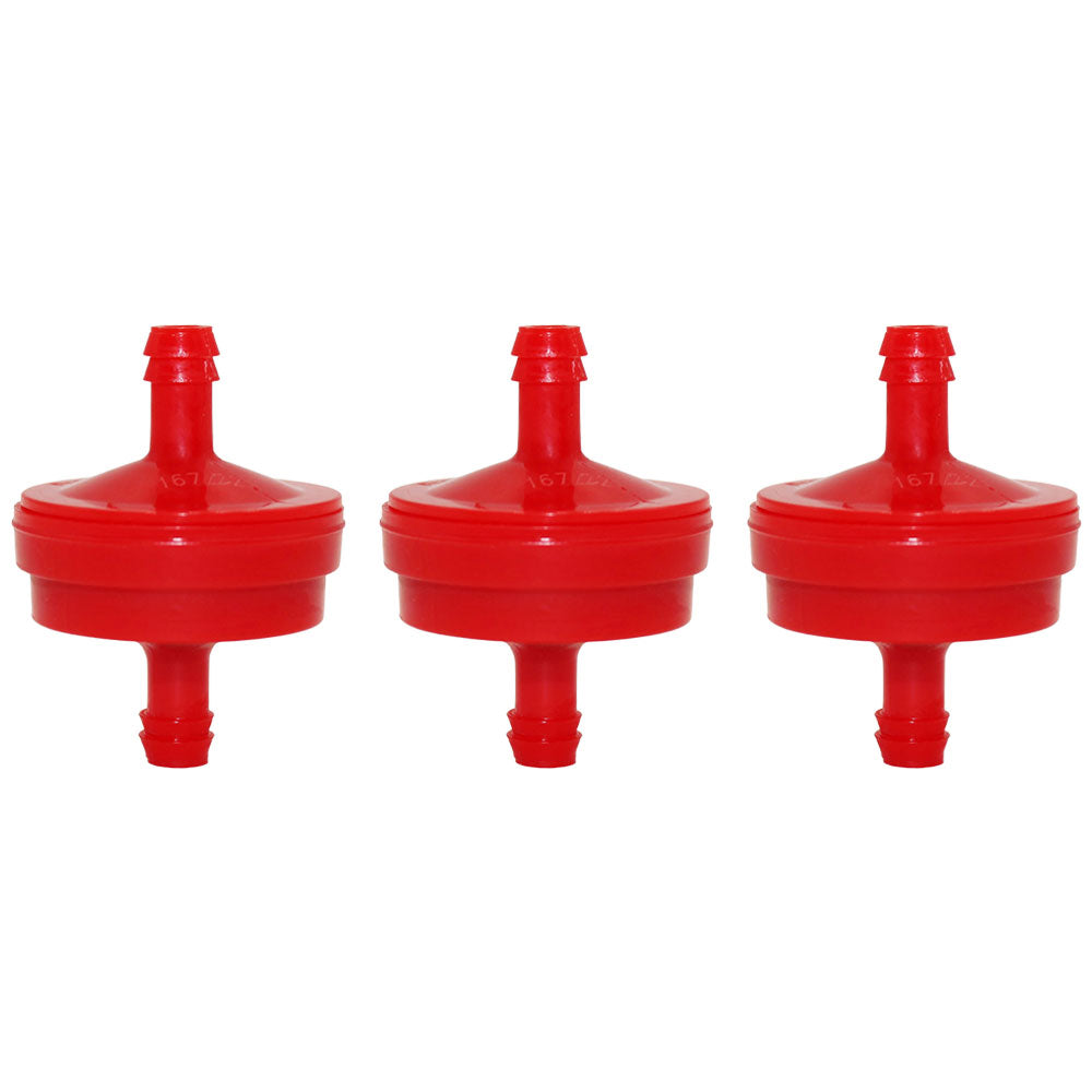 Qty 3: Inline Fuel Filters  Fits Cub Cadet Replaces 751-3013