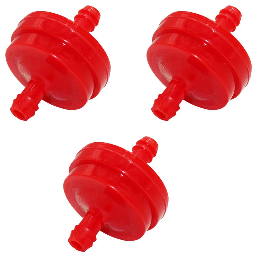 Qty 3: Inline Fuel Filters  Fits Cub Cadet Replaces 751-3013