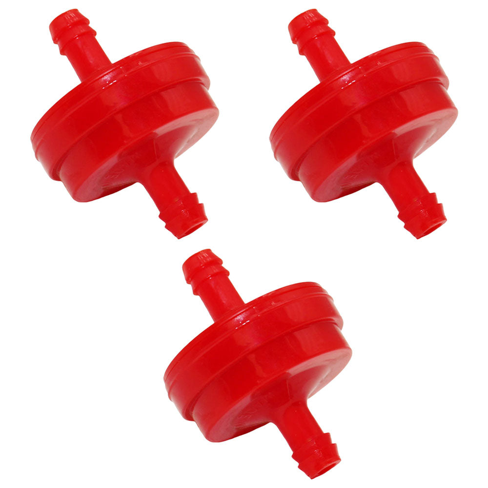 Qty 3: Inline Fuel Filters  Fits Cub Cadet Replaces 751-3013