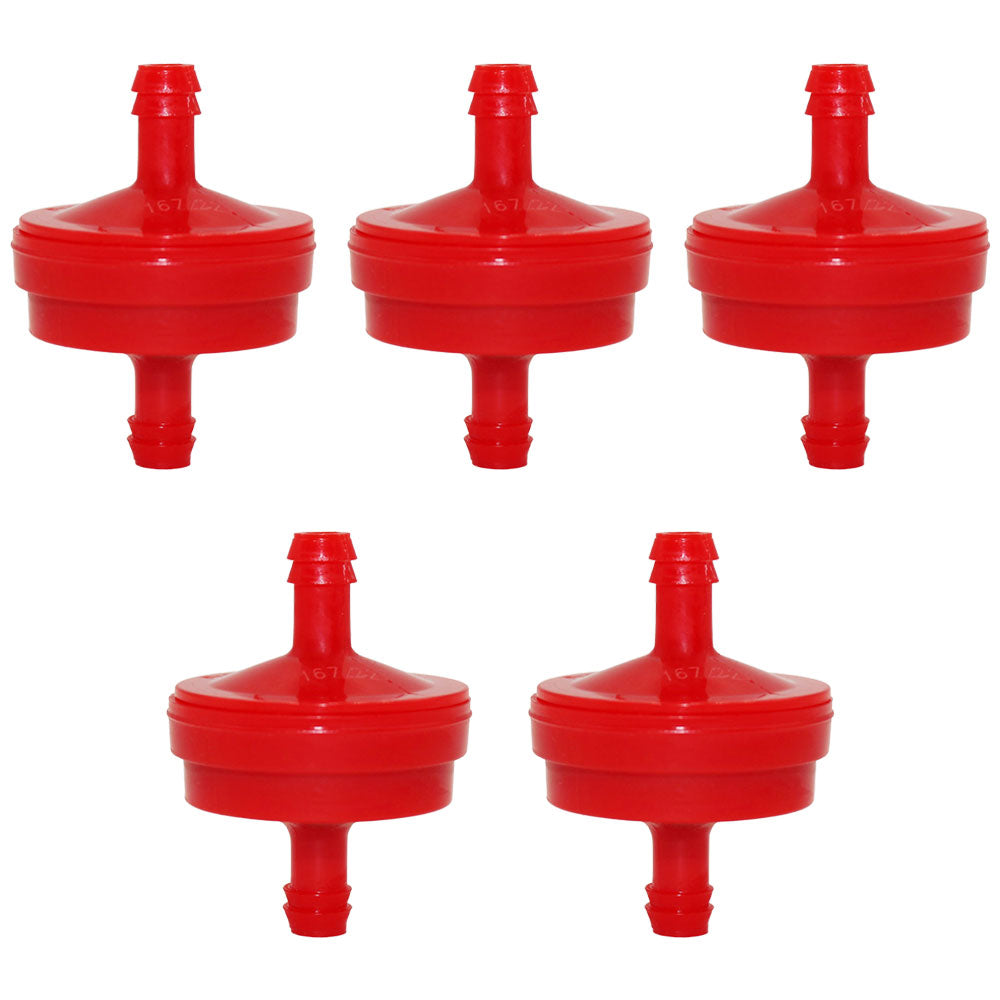 Qty 5: Inline Fuel Filters  Fits Cub Cadet Replaces 751-3013