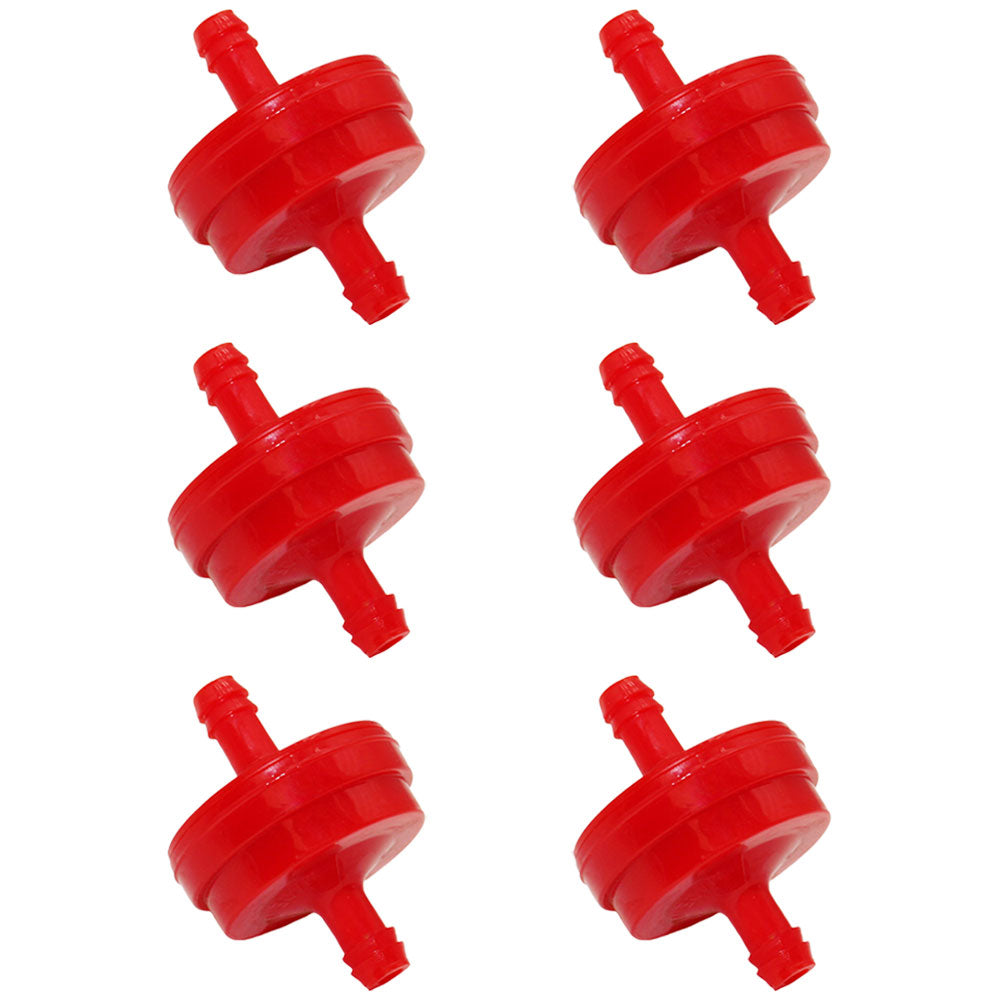 Qty 6: Inline Fuel Filters  Fits Cub Cadet Replaces 751-3013