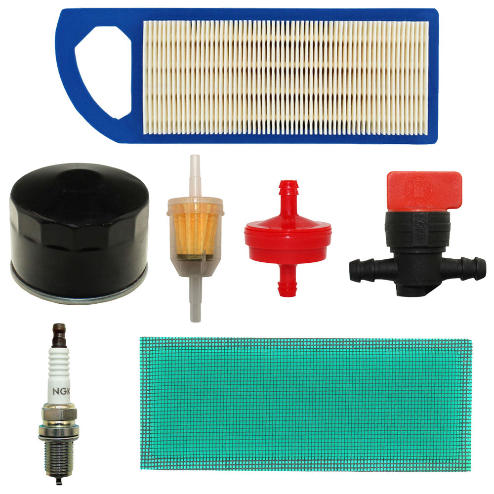 Air Filter Tune Up Kit with 496018S Spark Plug Fits Briggs and Stratton Engines