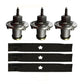 Deck Spindle Blade Kit Fits Husqvarna Replaces 539112078