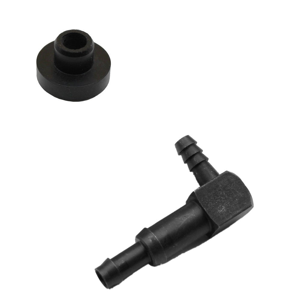 Fuel Tank Elbow w/ Rubber Bushing
 Fits Bobcat Replaces 6553411