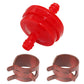 1 Fuel Filter and 2 Hose Clamps Fits Toro Replaces 42-5240