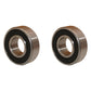Two Bearings SC0228LU, 99502H-2RS Replacement High Speed Bearings 2 PK