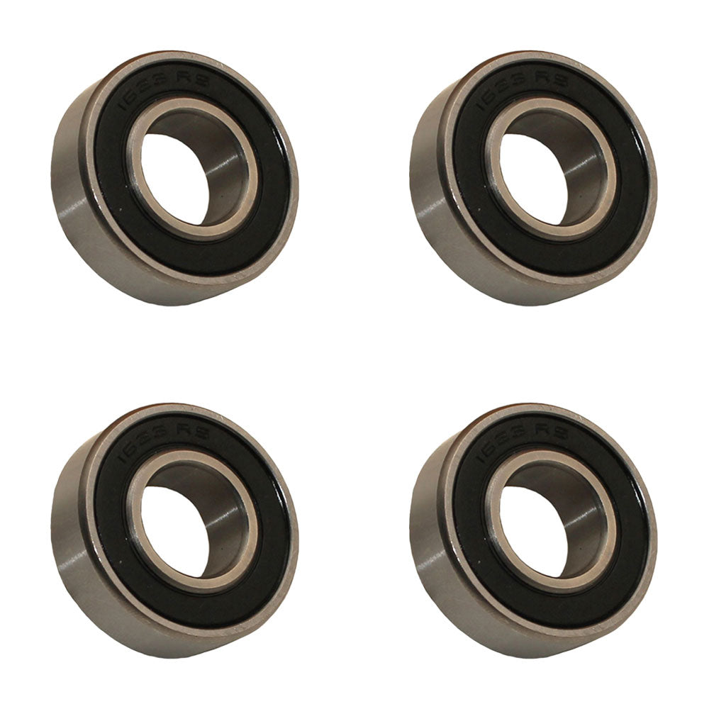 (4 Each) 1623-2RS Sealed Radial Ball Bearing 5/8 ID X 1-3/8 OD X 7/16 Wide