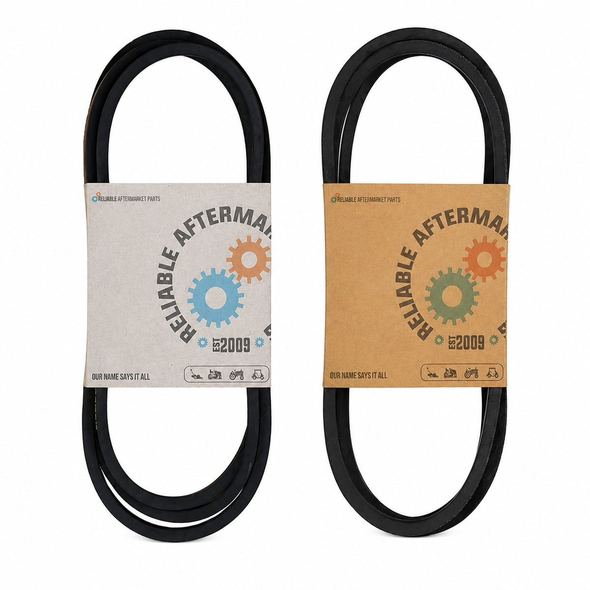 Deck and Drive Belt Set Fits Sears Replaces 130801 917273404 160855