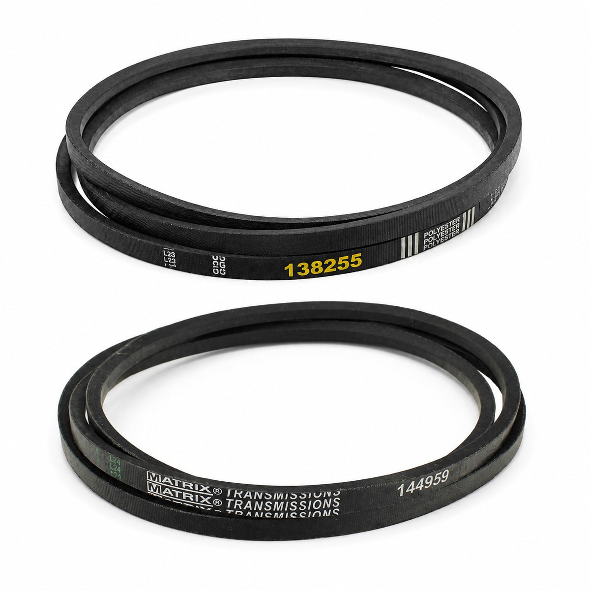 Deck and Drive Belt Set Fits AYP Replaces 130801 144959 917273404