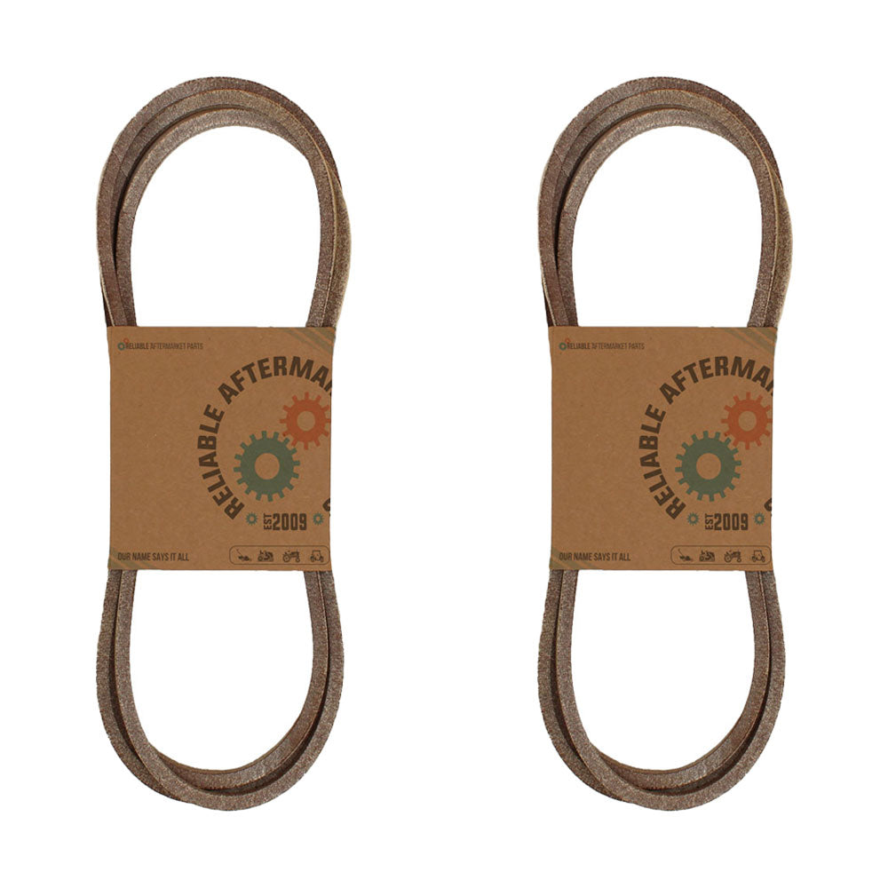 Set of Two New Aftermarket Replacement Primary Deck Belt Fits John Deere