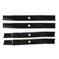 2 Heavy Duty Blades & 2 Mulching Blades Fits Husqvarna Replaces 532134149