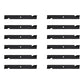 Qty 12: Notched High-Lift Mower Blade
 Fits Bunton Replaces PL7441